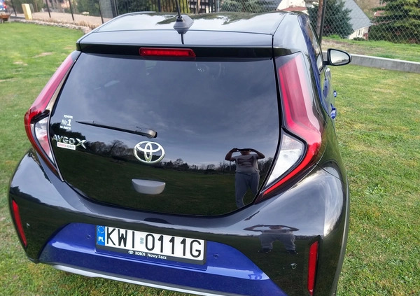 Toyota Aygo X cena 74900 przebieg: 3100, rok produkcji 2022 z Wieliczka małe 277